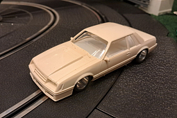 Slotcars66 Ford Mustang Coupe 1/32nd scale scratch built slot car 